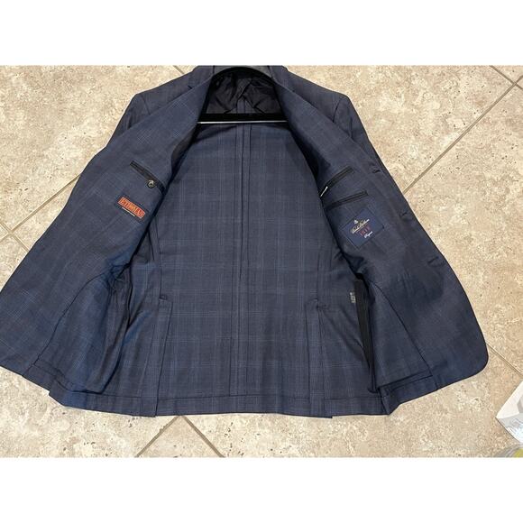 Brooks Brothers 1818 Regent 42S Blue Blazer Sport Coat SUPER 130’S $798 ITALY - Picture 3 of 8